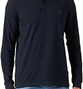 BOSS Mens Passerby Logo-patch slim-fit polo shirt in stretch cotton