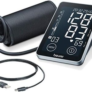 Beurer BM58 Upper Arm Blood Pressure Monitor | Certified medical device | Software compatible for on-going health monitoring | Arrhythmia detection | Colour-coded WHO risk indicator