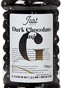 Dark Chocolate Ginger Gift Jar from The Just Treats Collection