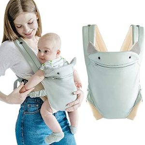 SERAPHY Baby Carrier with Pocket, 4-in-1 Easy to Wear Ergonomic Adjustable Breathable Carrier Slings, Perfect for Newborn to Infants up to 15KG Toddlers - Blue