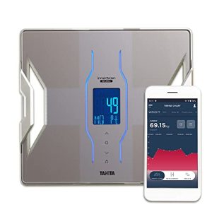 TANITA RD-953 Smart Body Composition Scale with Free App Unique Muscle Quality Score 11 Measurements Platinum