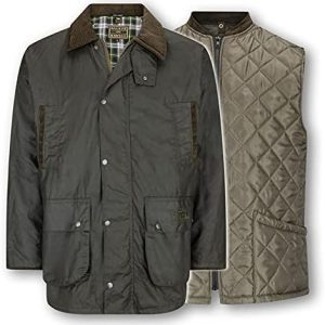 WALKER AND HAWKES - Men's Wax 3-in-1 Greendale Jacket